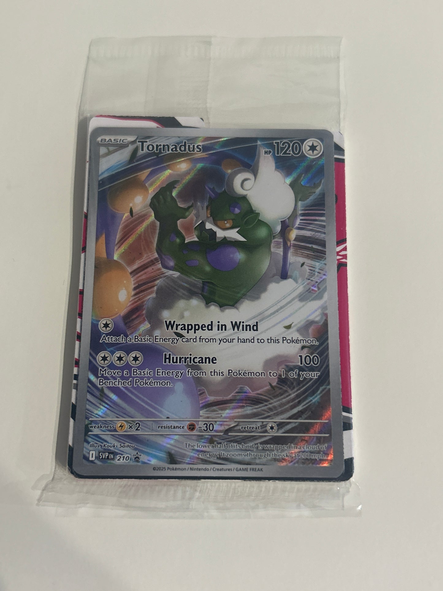 Tornadus SVP 210 Sealed White Flare ETB Black Star Promo Pokemon TCG