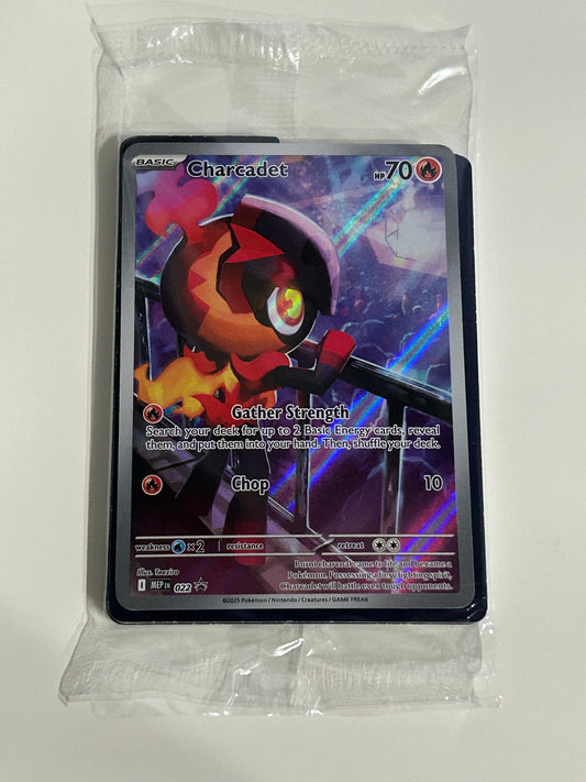 Phantasmal Flames ETB Charcadet 022 Promo NM English Pokemon SEALED
